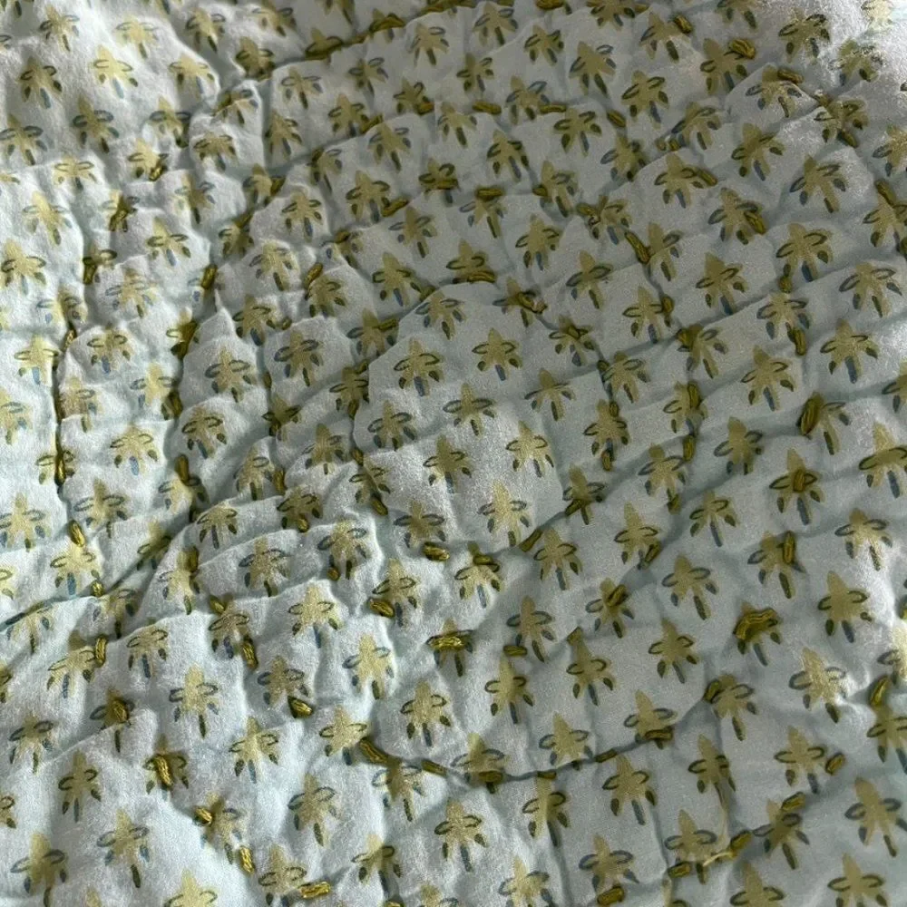 DEVI block print baby quilt